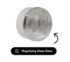 250pc - Glass Concentrate Jars 8 ml 250 Child Resistant Lids White 38-400