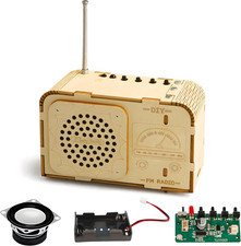 FM Radio Kit for Kids 8-13, DIY STEM: Build Your Own Real Radio