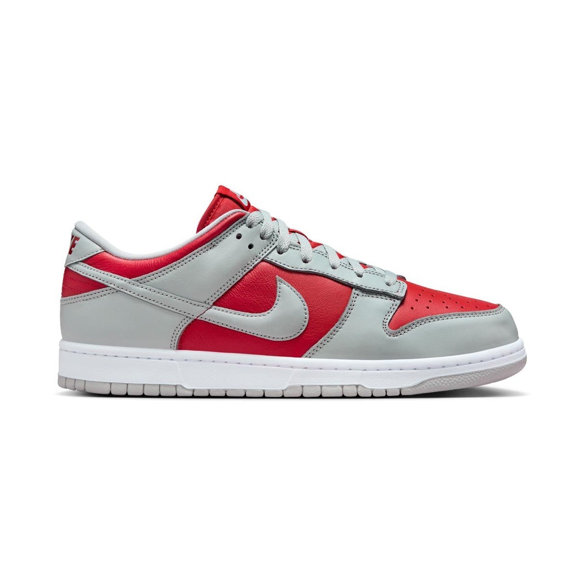 MENS NIKE DUNK LOW_VARSITY RED/SILVER-WHITE FQ6965-600-SIZE