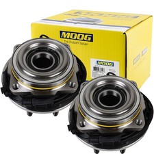 4wd Pair Moog Front Wheel Hub Bearing For 2011-16 Ford F-350 F-250 Super Duty