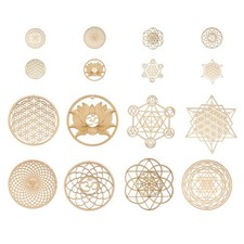 Heiligen    Cut Wand Skulptur Holz Grid Ornament Hängen