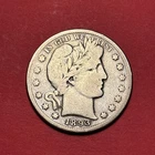 (1) Beautiful Antique 1893-S Barber Half Dollar VG-VERY GOOD NICE FILLER