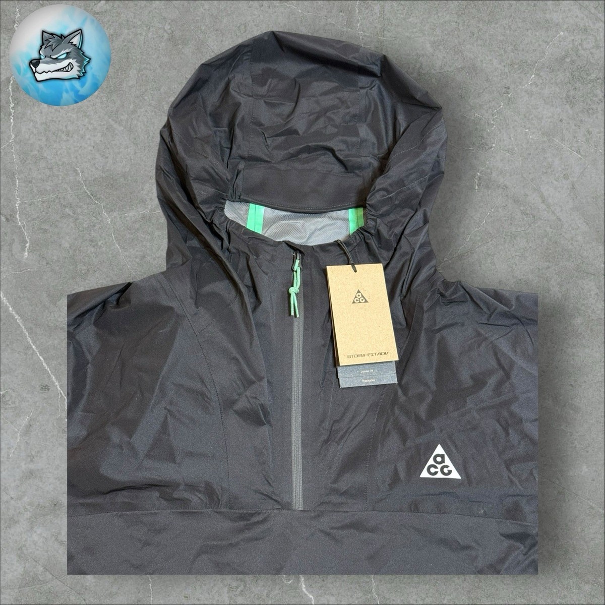 Nike ACG Storm-Fit ADV Trail Snacks Packable Jacket Mens Size XS