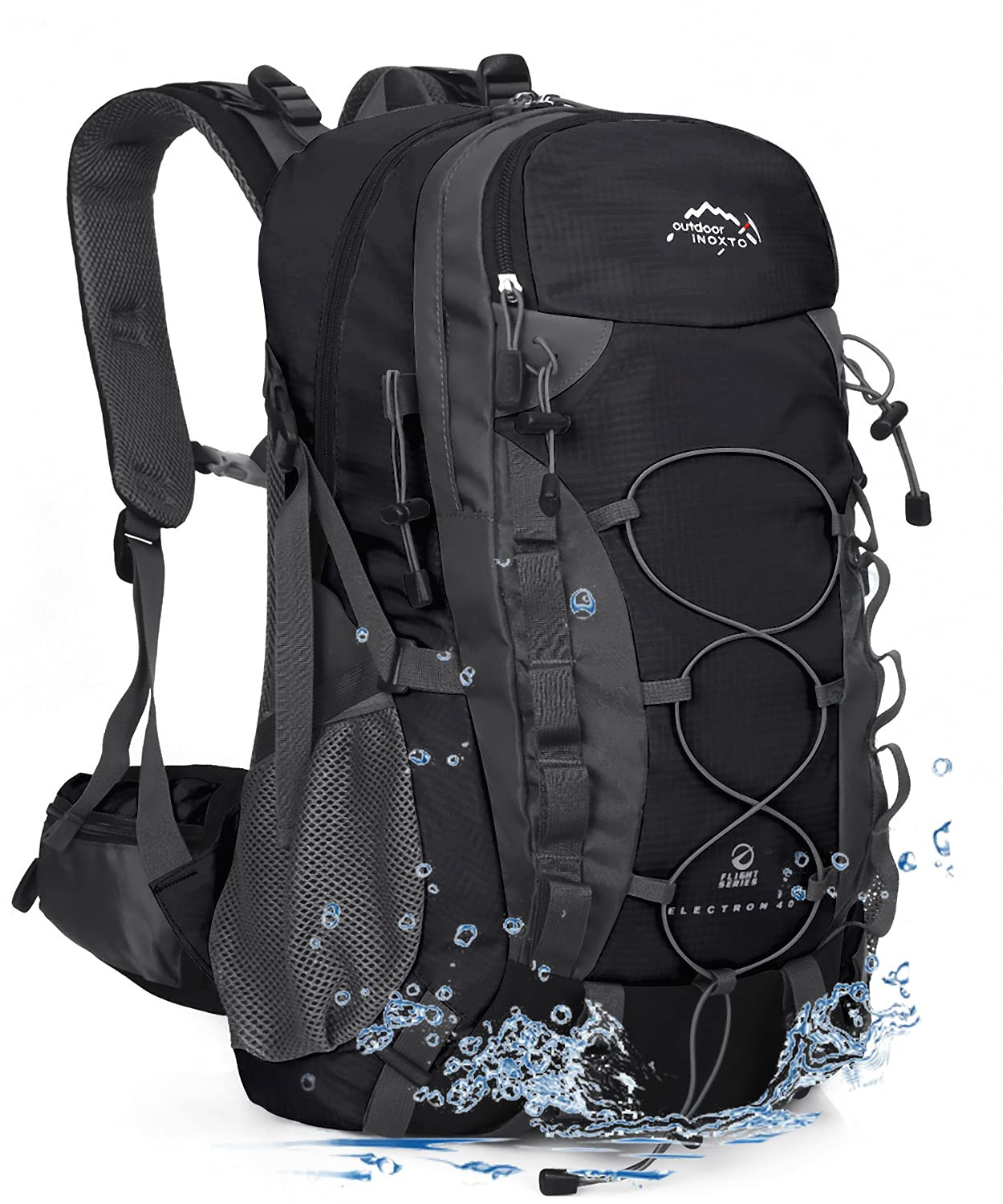 35L 40L Lightweight Hiking Backpack with Waterproof Rain Cover for Day Trips-image