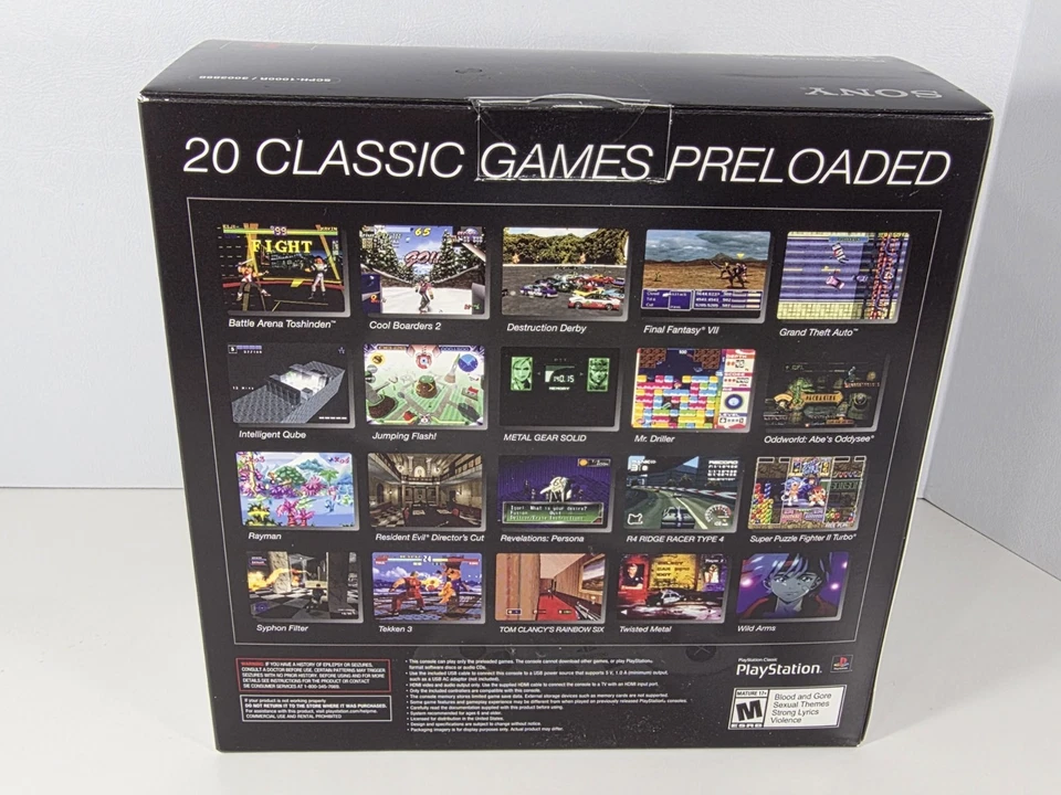 Sony PlayStation Classic Mini (2018) SCPH-1000R Auténtico - Nuevo Precintado Foto 3 de 4