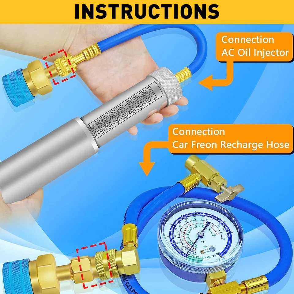 Adaptador de acoplador rápido R1234yf a R134a para kit de conversión de lado bajo alto aire acondicionado de automóvil Foto 2 de 4