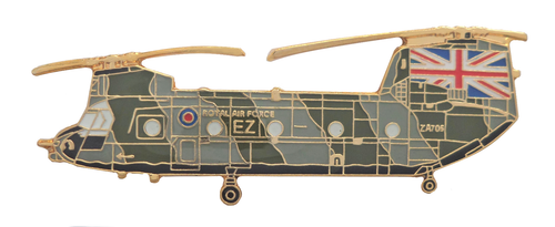 Boeing Chinook Helicopter Royal Air Force RAF Pin Badge - 第 1/3 張圖片