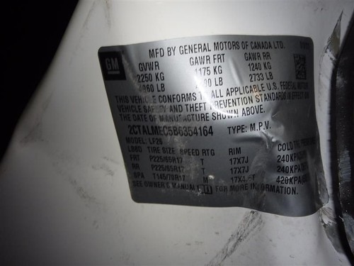 GMC Terrain 2010-2011 Infotainment Front Center Display Dash Mounted P08903 - Picture 10 of 12