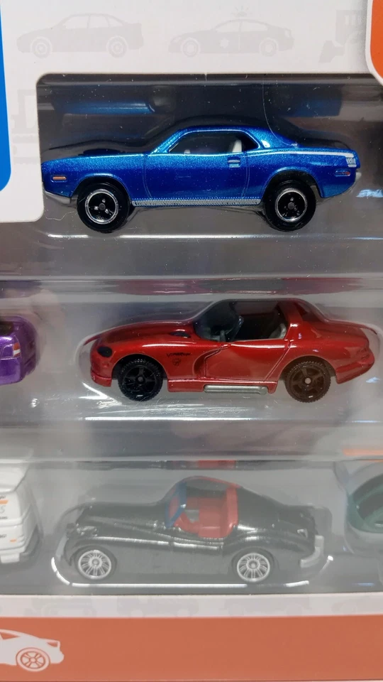  Matchbox Set Holden Ute C7 Corvette Cuda Bronco Viper Helicopter Van 9 Car Set - Image 3 of 4