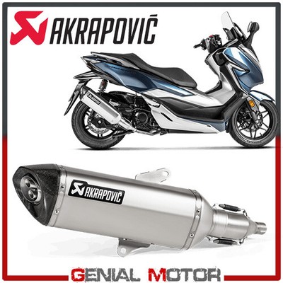 Terminale di Scarico Omologato Inox Akrapovic per Honda FORZA 300 2018 \u003e  2020 | eBay