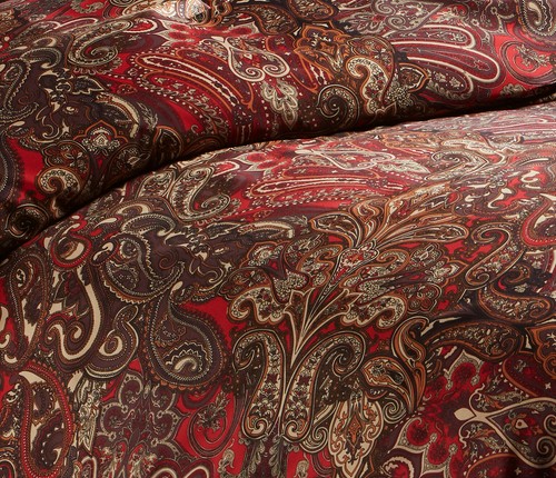 Orientalische Mako Satin Paisley Bettwäsche 100% Baumwolle viele Farben & Größen - Bild 8 von 12
