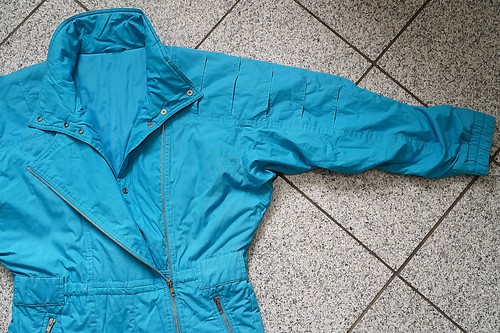 VINTAGE, Damen Skioverall, Gr.42, Türkis - Bild 5 von 8