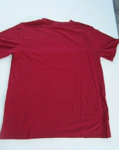 Women's Size Medium Graphic Tee Short Sleeve Wine Red "PEACE LOVE SUNSHINE" - 第 7/8 張圖片