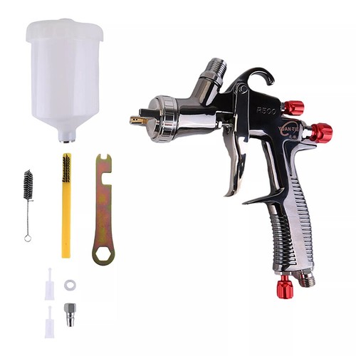 1 SET R500 Spray Gun LVLP Gravity Feed Car Painting Gun 1.3mm NEW - Picture 2 of 21