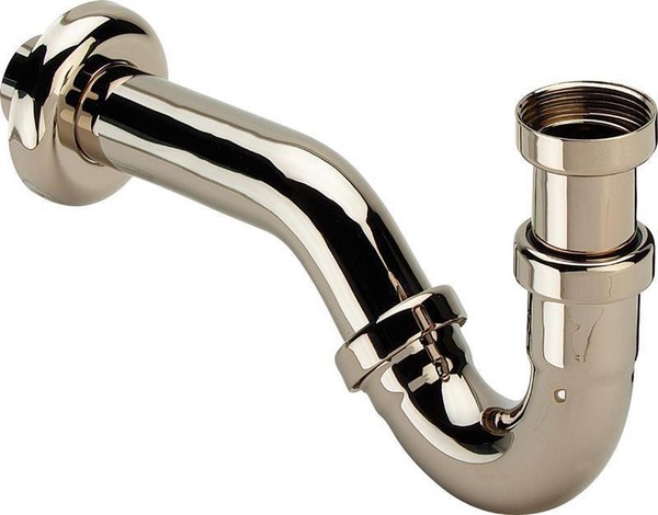 "Viega Bidet RöHrensifon 1 1/4\" X DN32 Geruchverschluss RöHrensiphon Chrom 103781"-image