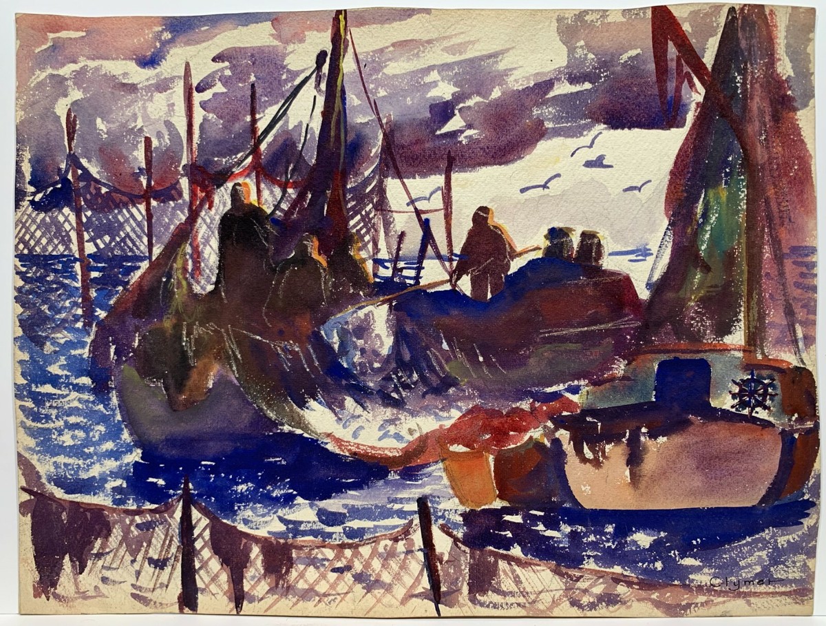 The Works of James G. Clymer James Floyd Clymer 1920's painting