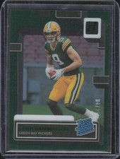 2022 Clearly Donruss #69 Christian Watson Green #/25