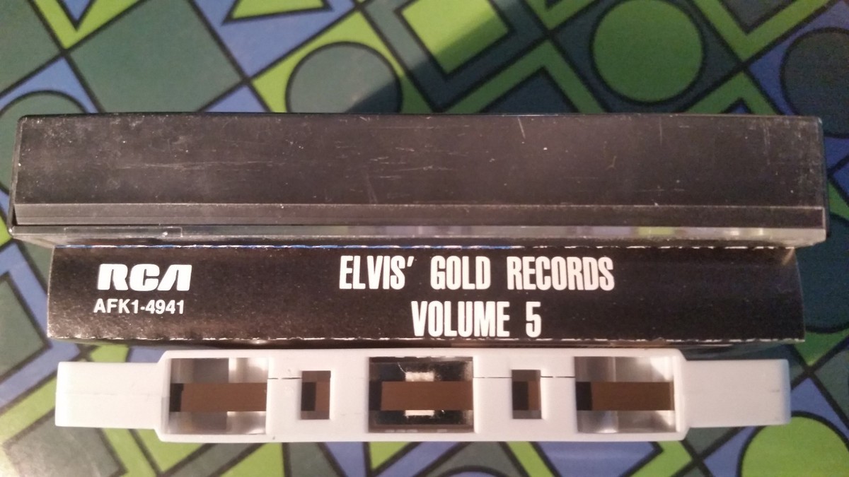 ELVIS PRESLEY ~ GOLD VOLUME 5 ORIGINAL 1984 RCA CASSETTE TAPE