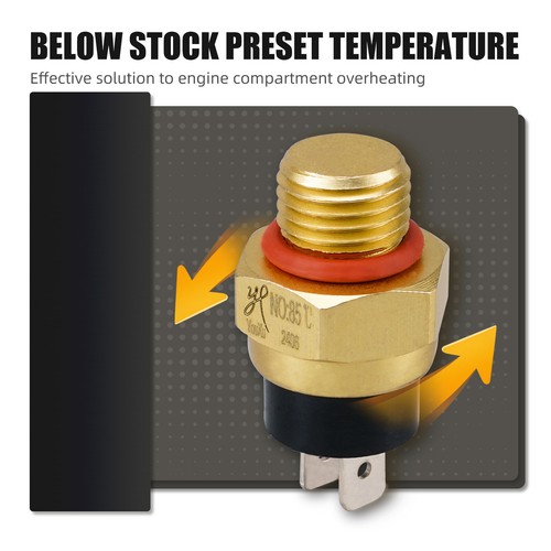 Sensor Water Radiator Fan Temperature Switch For KTM 400 450 500 525 EXC 450 XCW - Picture 5 of 8