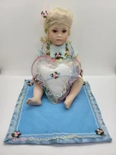 Paradise Galleries Bed & Bath Time Babies LAURA Porcelain Doll