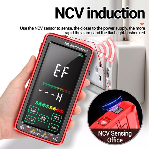 Rechargeable Digital Smart Multimeter 6000 Counts AC/DC Ammeter Voltage TesteWH - Picture 8 of 24