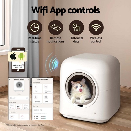 i.Pet Automatic Cat Litter Box Smart Self-Cleaning - Picture 5 of 7