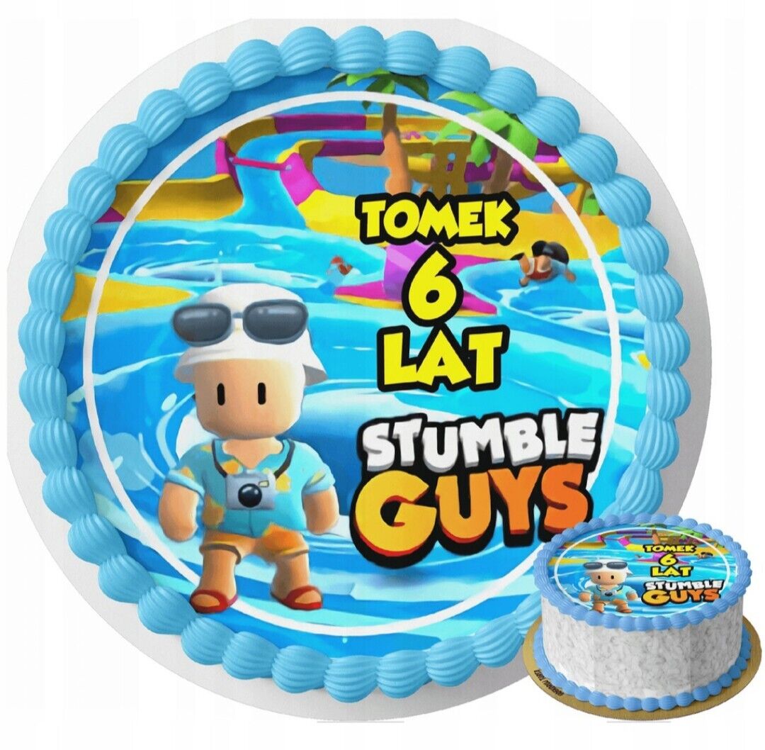 Jogo de fondant Stumble Guys Cake Picture