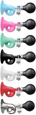 OLD STYLE BICYCLE BUGLE HORN STEEL HANDLEBAR MOUNT CRUISER LOWRIDER BIKES