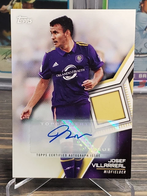 2018 Topps MLS Autogramm #5 Josef Villarreal Orlando City Autogramm