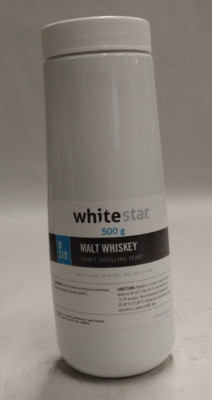 White Star D310 Malt Whiskey Craft Distilling Yeast 500 gram - BBD: 6/13/25