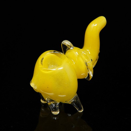 3 inch Handmade Cute Colorful Mini Elephant Smoking Bowl Glass Pipe - USA Seller - Picture 15 of 125