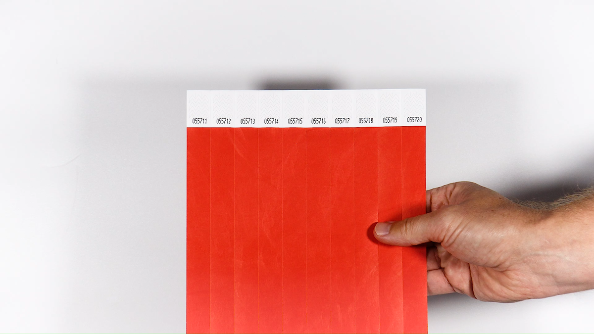 500 Braccialetti Tyvek Blu Per Eventi - Braccialetti Sicurezza Infrangibili, 19mm, Per Feste E Festival - Foto 5