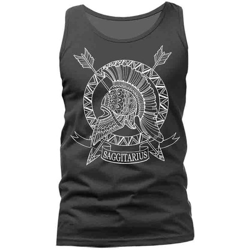 Camiseta sin mangas gráfica astrológica horóscopo signo zodiacal de Sagitario - Imagen 6 de 9