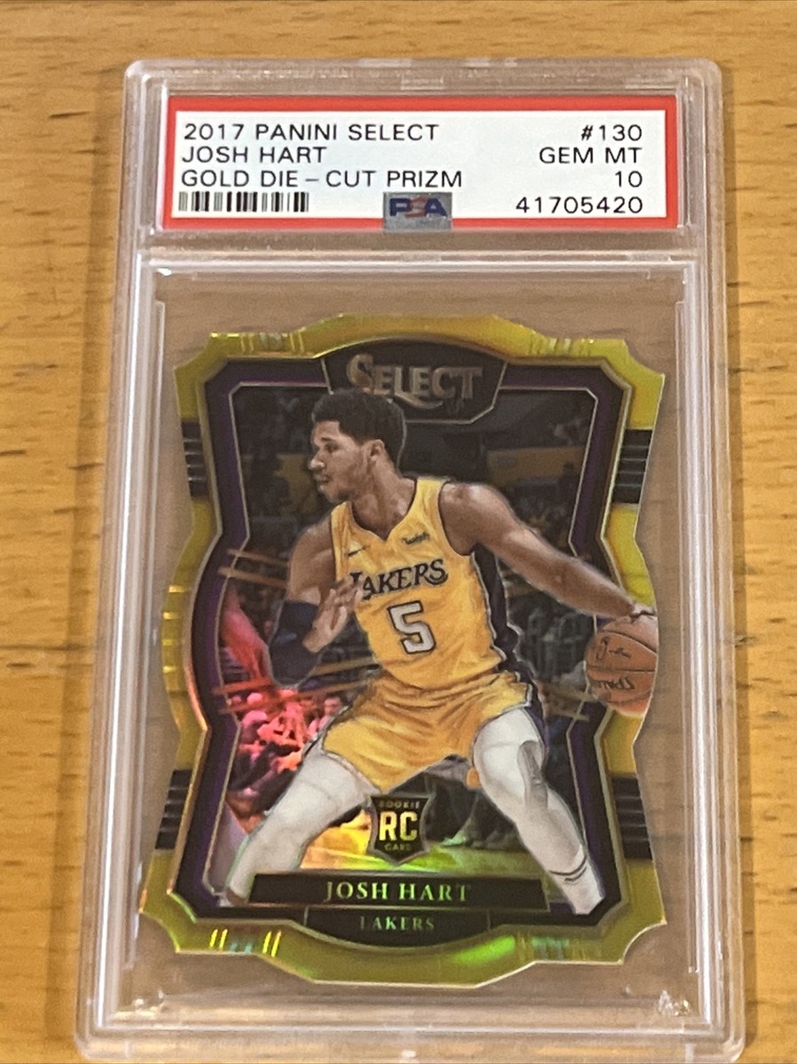 激レア！！ josh hart next day ROOKIE 2017-18 Panini Select Josh Hart Rookie Gold Die-Cut /10 PSA