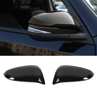 #ad For 4Runner 2017 Front Side Rear Rearview Mirror Cover Trim Accessories Black $26.99