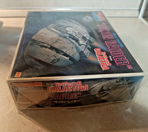 Battlestar Galactica Cylon Raider Kit Monogram Bandai 1981 - Foto 2 di 9