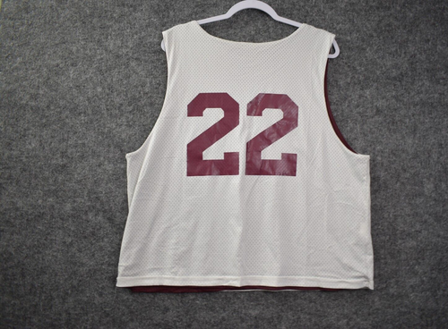 Bulls Lax Augusta Reversible Mesh Jersey Adult Large Burgundy White Lacrosse - Picture 7 of 9