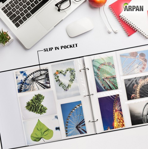 Personalised Large Slip in Photo Album Holds 500 Photos 6'' x 4'' - Picture 6 of 7
