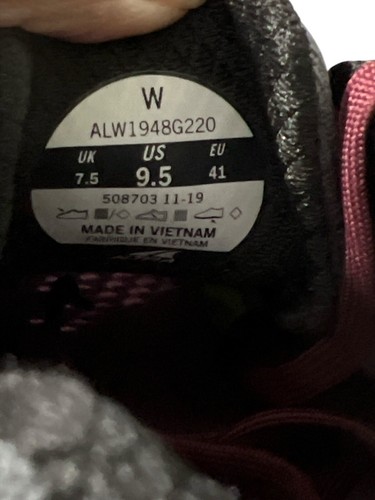Altra Paradigm 4.5 Gray Red Ego Guide Rail Running Shoes ALW1948G220 Womens 9.5 - Picture 7 of 8