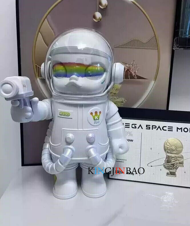 Genuine POP MART MEGA SPACE MOLLY Rainbow 400% White Limited Genuine POP MART MEGA SPACE MOLLY Rainbow 400% White Limited