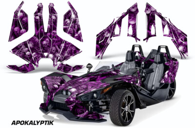 Kit Décalcomanie Roadster Bleu Apokalyptik Pour Polaris Slingshot SL 2015-2023 - Neuf - AMR Racing