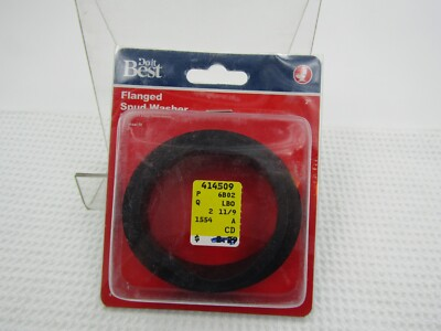 #ad #ad FLANGED SPUD WASHER 2quot; Universal Fit Toilet Tank Bowl Do It Best 414509 $6.50