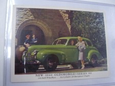 1940 Oldsmobile Series 60 Dealer Postcard Unused Original