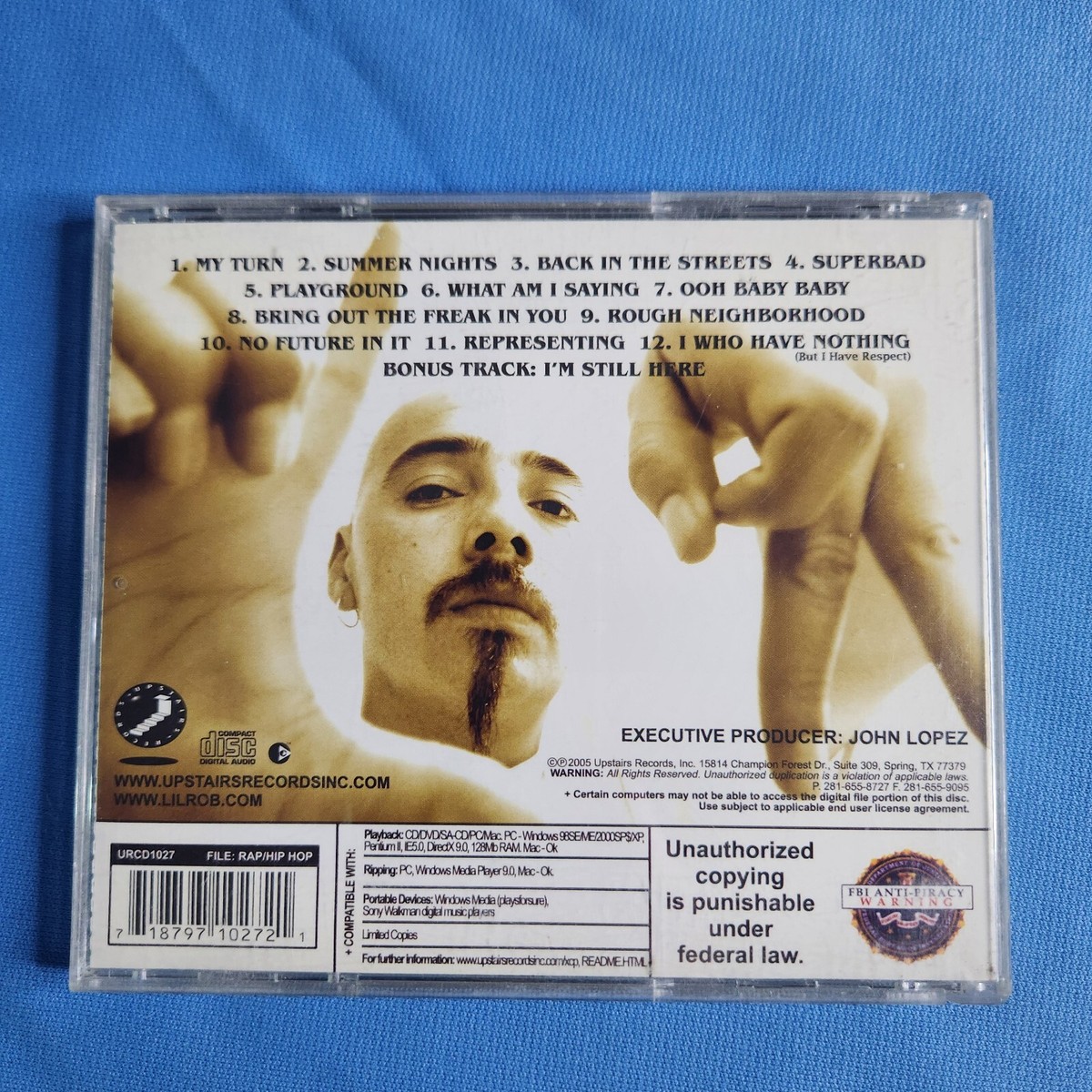 LIL ROB - Twelve Eighteen Part 1 - CD - Latino Chicano Hip Hop Rap