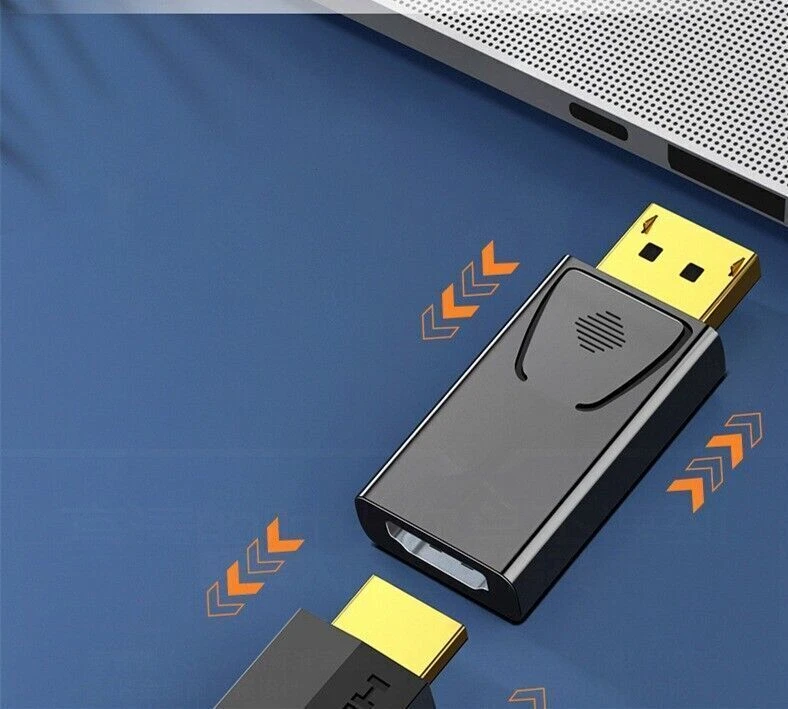 2 x Display Port to HDMI Displayport DP HDMI Cable Adapter Video cord HDTV PC - Image 4 of 4