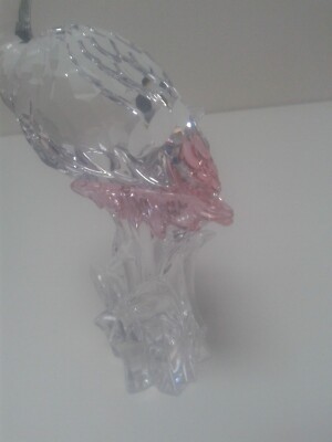 Swarovski Crystal PINK FLAMINGO 289733 Feathered Beauties Boxed