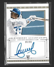 2014 Panini National Treasures Silhouette Auto/99 Arismendy Alcantara Rookie CUB