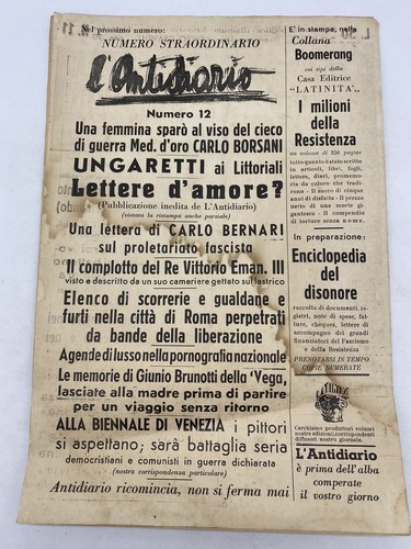 L'ANTIDIARIO - NUMERO 11 - 28 MAGGIO/4 GIUGNO 1950 - Foto 2 di 10
