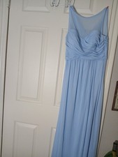 davids bridal dress 6 Light Blue