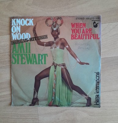 Amii Stewart- KNOCK ON WOOD 7'' Vinyl Single Hansa International 1979